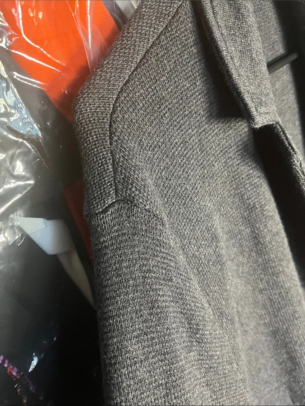 Banana Republic Men's Dark Gray Knit Sport Coat